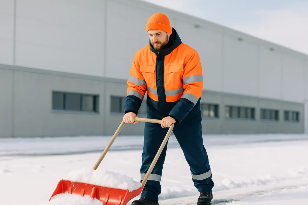 Schnee und Eis sicher: Winterdienst für Unternehmen