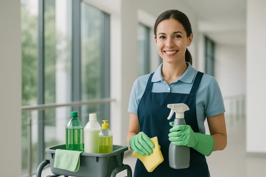 Umweltfreundliche Reiniger in der Gebäudereinigung nutzen