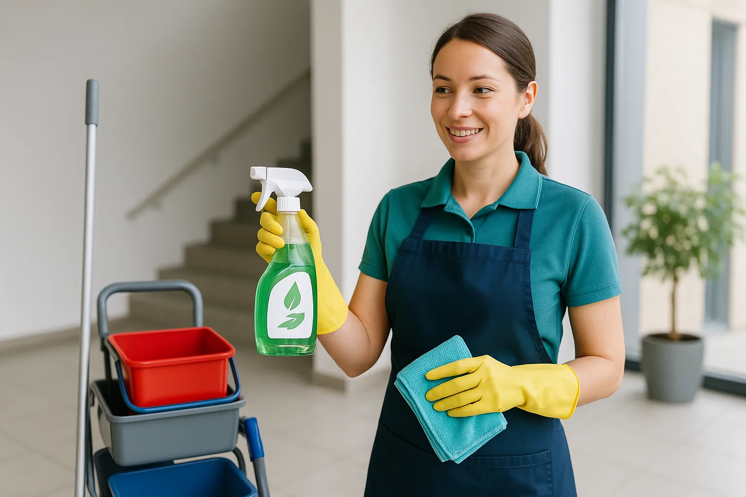 Umweltfreundliche Reiniger in der Gebäudereinigung nutzen