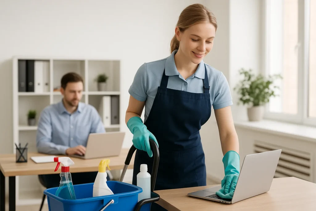 Unterhaltsreinigung Vorteile: Produktivität am Arbeitsplatz steigern