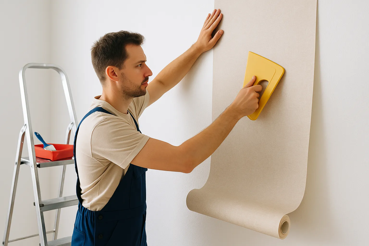 Wand tapezieren Anleitung: Tipps für perfektes Ergebnis