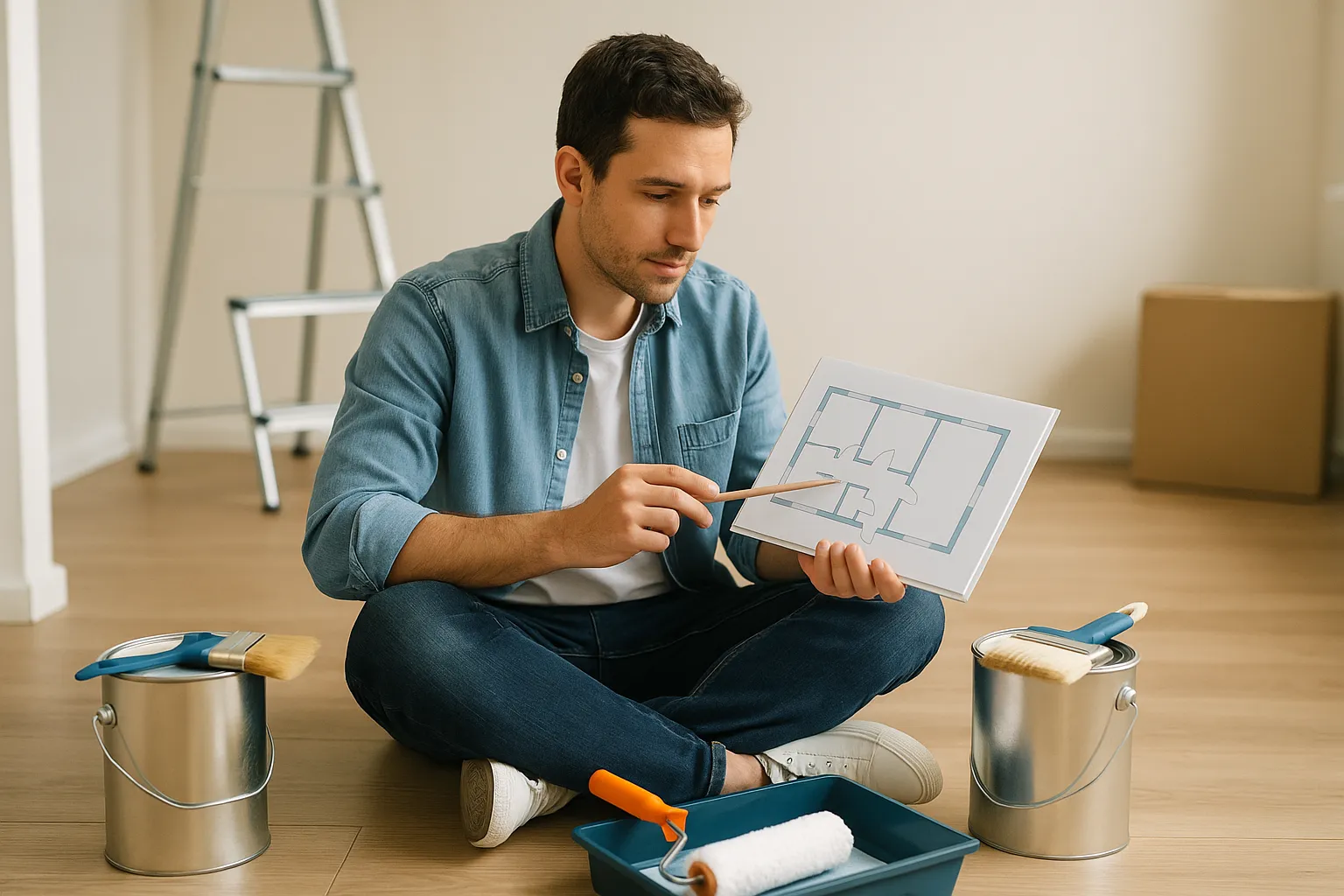 Wohnungsanstrich planen: So gelingt der Neuanstrich stressfrei